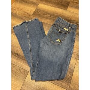 GRASS Los Angeles LA Womens FLARE Denim JEANS BOOTCUT Size 30x33 Clean Stitched